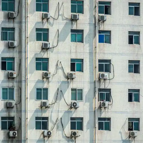 An experienced HVAC technician at work